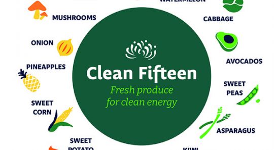 Clean Fifteen Graphic